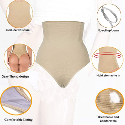 Women Waist Cincher Girdle Tummy Slimmer Sexy Thong Panty Shapewear