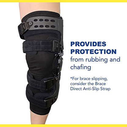 Knee Brace Undersleeve Closed Patella Protects Skin from Abrasions and Irritations, Easy to Use, Comfortable, Breathable, Lightweight, Flexible, and Non Slip Material